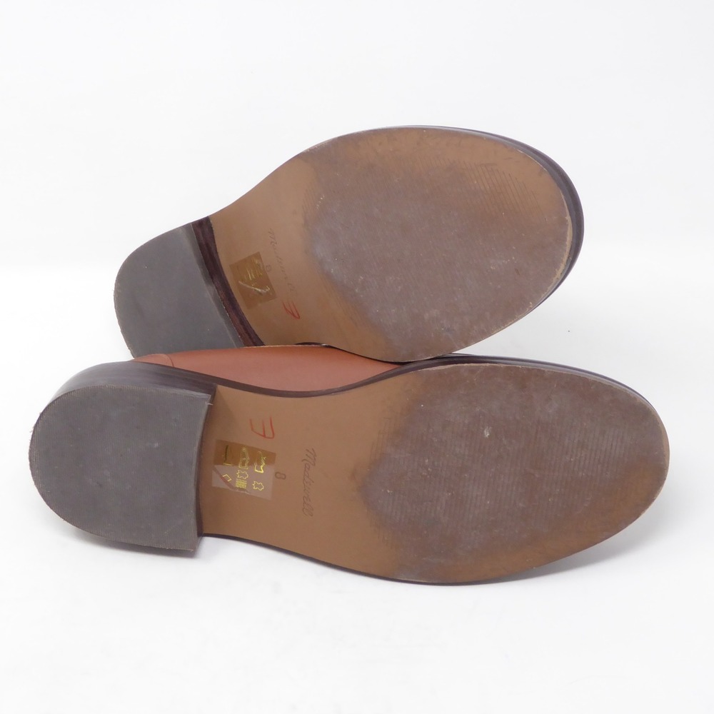 Madewell Womens The Vernon Penny Loafer Brown Leather NL839 Size 8 - Picture 6 of 10